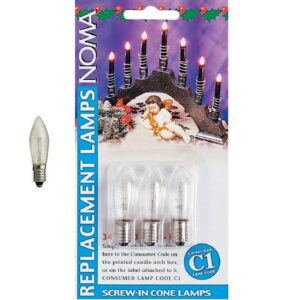 C1 34V 3W Christmas Spare Bulbs – Pack of 3