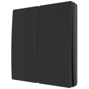 Forum CUL-40034-65 2 Gang Kinetic Wall Switch Black