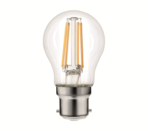 LED Golf ball B22 (BC) 40W equivalent, Warm white, dimmable