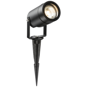 Knightsbridge SPIKEGUBK Spike Light GU10 Black