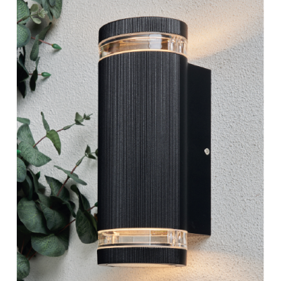 Forum ZN-35594-BLK Helix Wall Light 2x GU10