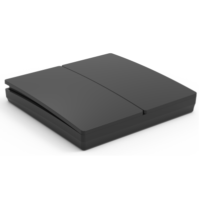Forum CUL-40034-65 2 Gang Kinetic Wall Switch Black - Image 2