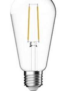 LED Vintage ST64 filament E27 (ES) 40W equivalent, Warm white