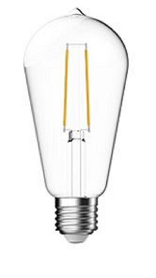 LED Vintage ST64 filament E27 (ES) 40W equivalent, Warm white