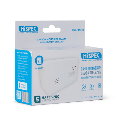 Hispec HSA/BC/10 CO Detector Alarm - Image 2