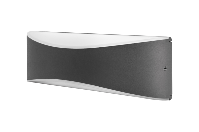 Integral ILDEA011 Wave Wall Light 7W Dk Grey - Image 3