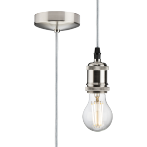 Knightsbridge 8271LBC Pendant Set E27 1.8m
