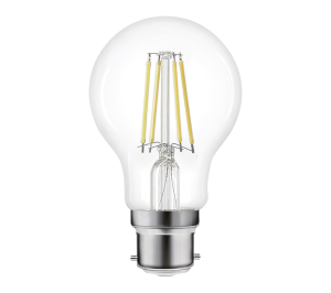 LED GLS B22 (BC) 60W equivalent, Cool white 4000K