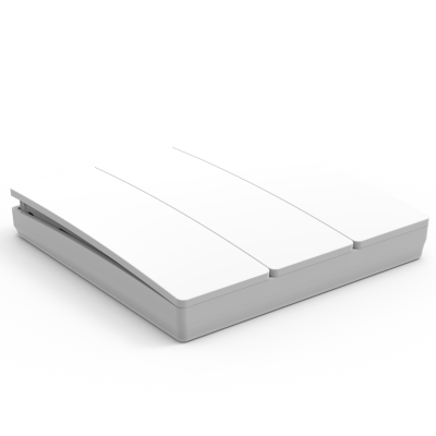 Forum CUL-40035-65 3 Gang Kinetic Wall Switch White - Image 2