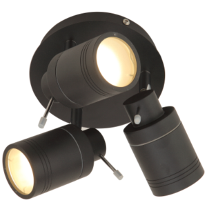 Forum SPA-27405-MBLK Spot c/w 3GU10s 35W