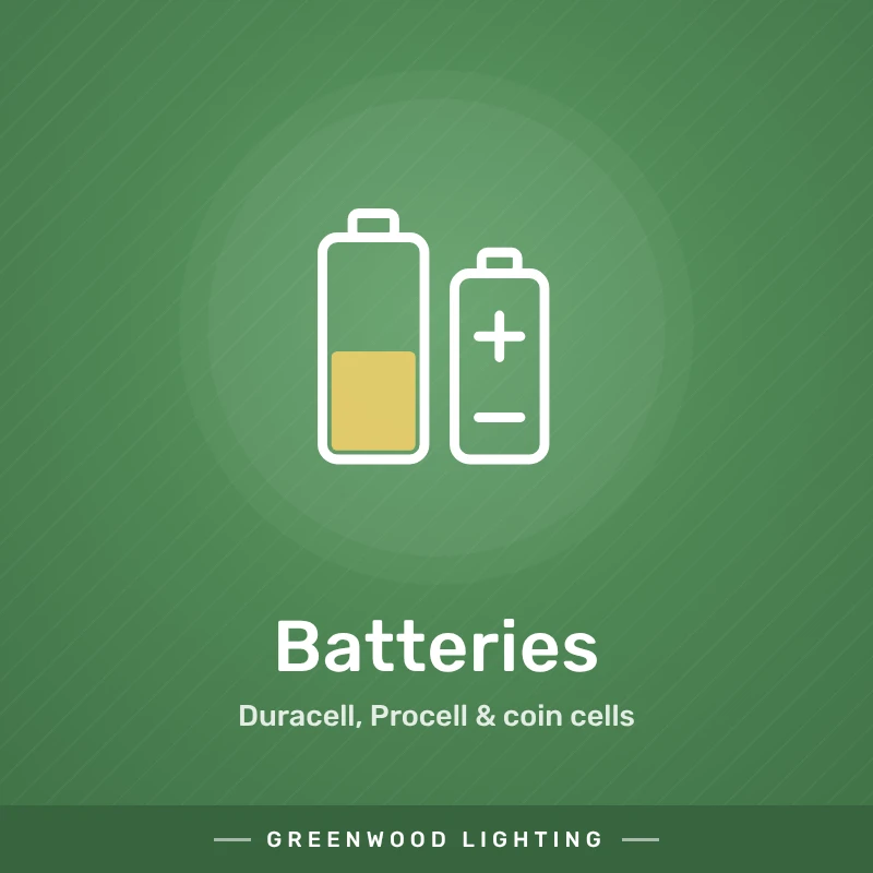 Batteries – Duracell, Procell and coin cells