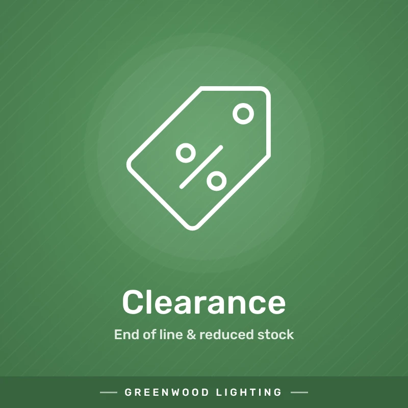 Clearance – end of line and reduced stock