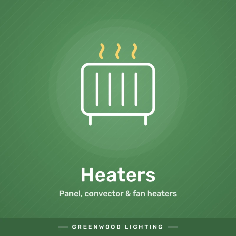 Panel, convector and fan heaters