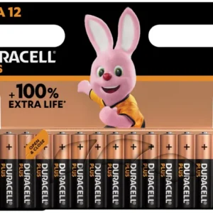 Duracell Plus AAA Batteries – Pack of 12