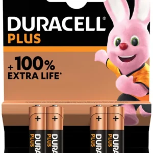 Duracell Plus AAA Batteries – Pack of 4